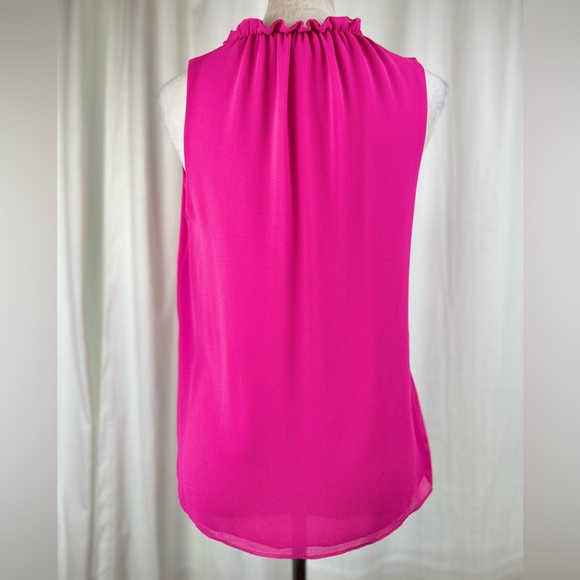 Naked Zebra Hot Pink Sleeveless Mock Neck Camisole - Picture 3 of 9